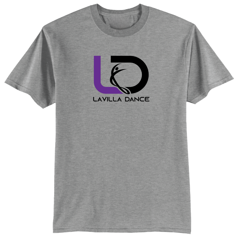 LaVilla Dance Short Sleeve T-Shirt - Grey
